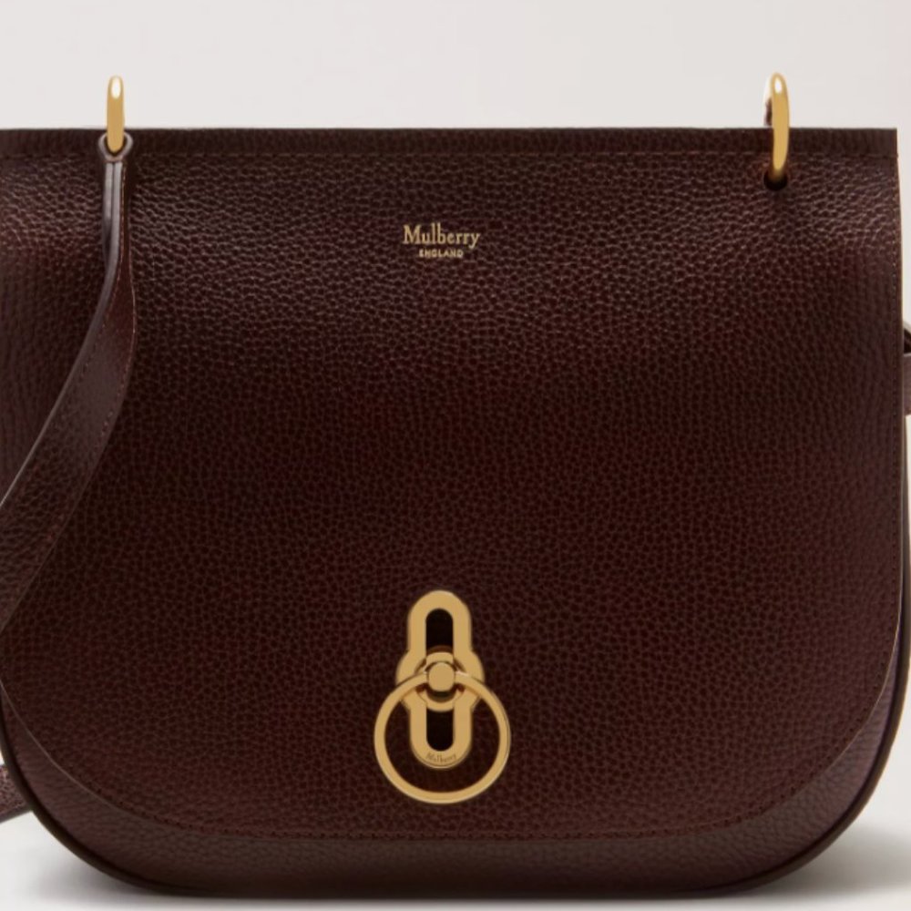 Mulberry Amberly Satchel in Oxblood